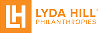 Lyda Hill Philanthropies logo, orange Lyda Hill Philanthropies logo, orange