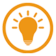 COVID-19 Testing Toolkit fact, lightbulb icon